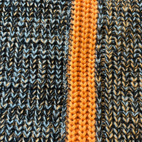 Never worn cotton blend turtleneck multicolored sweater.sz L. NWOT - Picture 7 of 10